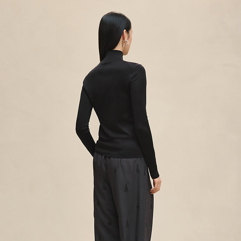 ロングスリーブニット - ブラック | Hermès - エルメス-公式サイト