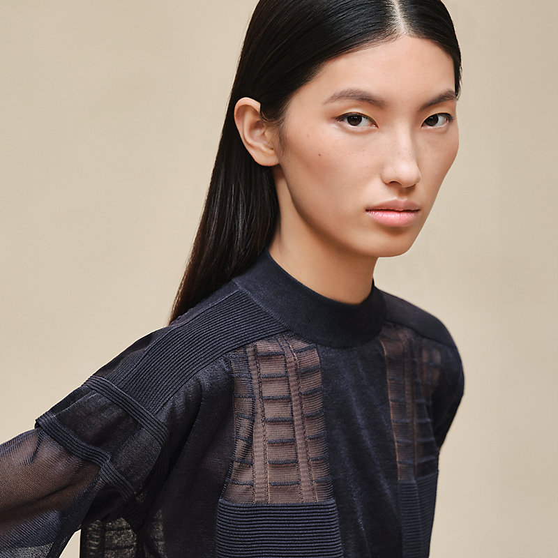 【新品未使用】エルメス　2023新作　ロングスリーブニット　38 ナチュレル ロングスリーブニット | Hermès - エルメス-公式サイト
