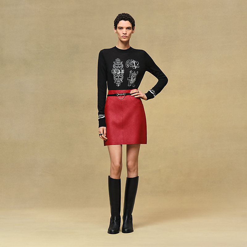 ニイナエルメス　ロングスリーブニット　36サイズ ニイナエルメス ロングスリーブニット 36サイズ ニイナエルメス ロング