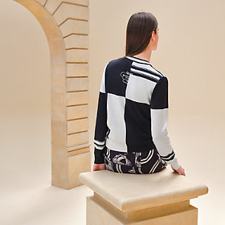ロングスリーブニット ニットジャカード 《無秩序》 | Hermès 