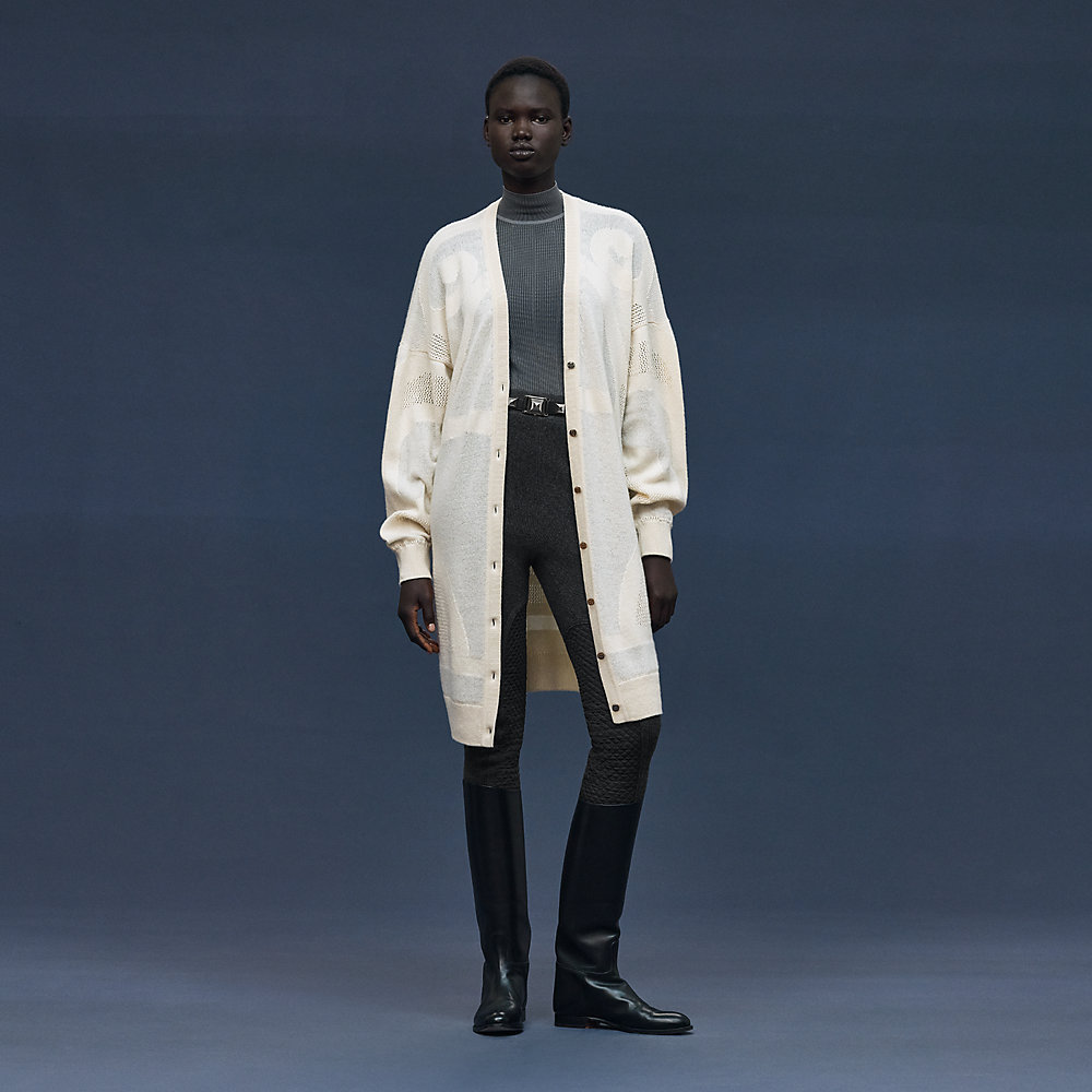 ロングニットカーディガン 《エケストル》 | Hermès - エルメス-公式サイト