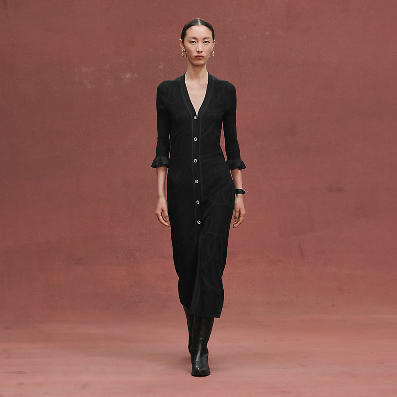 ロングライトカーディガン ハーフスリーブ 《パルフロワ