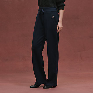 ワイドパンツ - ブルー | Hermès - エルメス-公式サイト