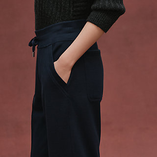 ワイドパンツ - ブルー | Hermès - エルメス-公式サイト