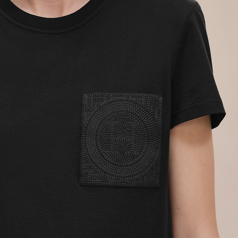 新品未使用【HERMES】 Tシャツ 42刺繍入りポケット
