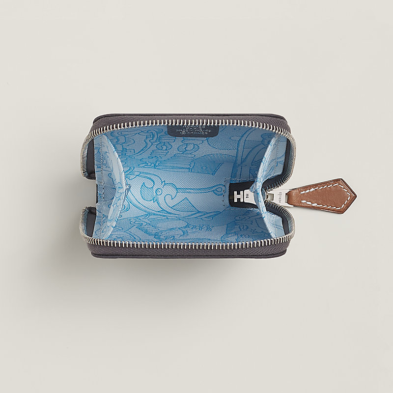 小銭入れ 《シルクイン》 - グレー | Hermès - エルメス-公式サイト