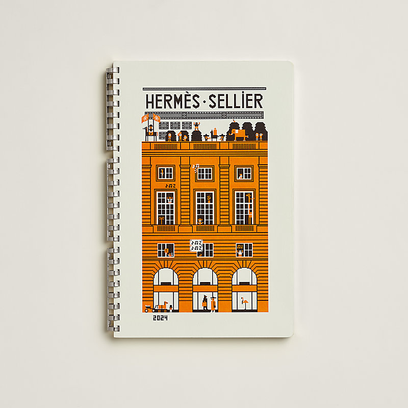 手帳レフィル '24 《グローブトロッター》 1ブロック | Hermès 
