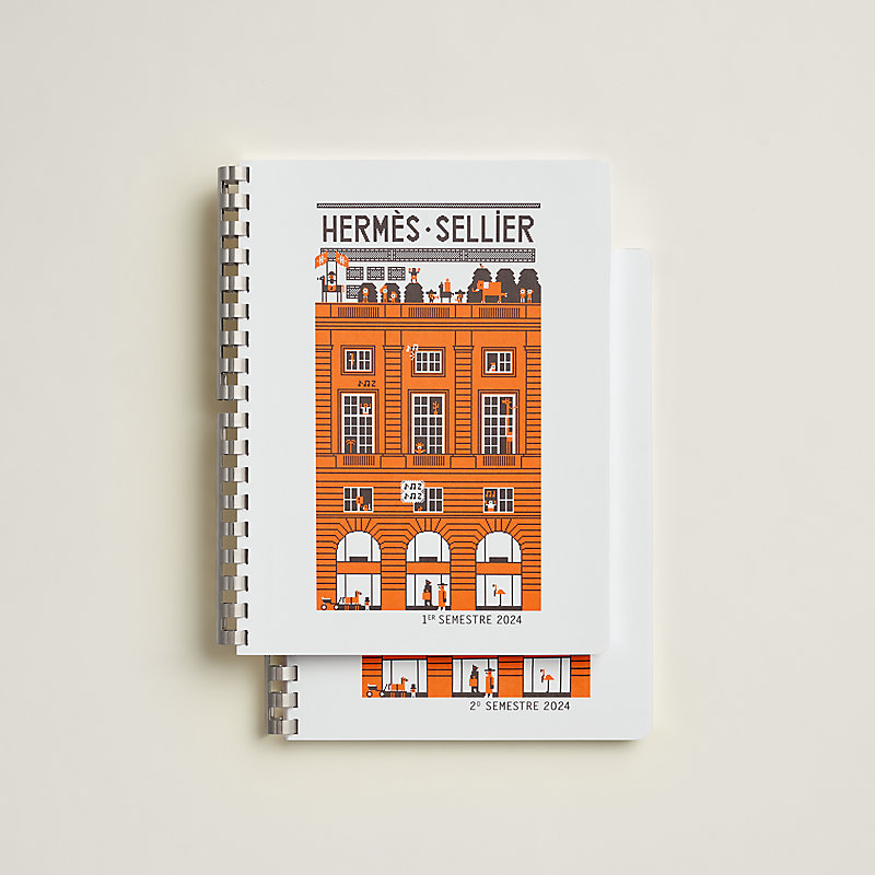 手帳レフィル '24 《スメニエ》 2ブロック | Hermès - エルメス-公式サイト
