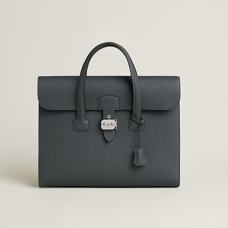 書類ケース 《サック・ア・デペッシュ》 1-36 - グレー | Hermès