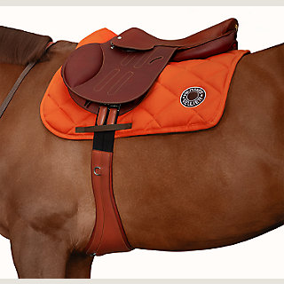 〈HERMES エルメス〉腹帯 120cm 乗馬 総合腹帯-エルゴノミック--