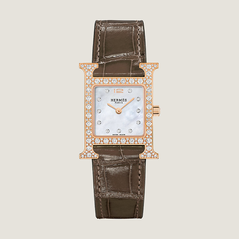 再値下げ❗️【新品未使用】HERMES エルメス　Hウォッチ腕時計　PM25 腕時計-《hウォッチ》-pm-25-mm-