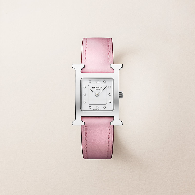 エルメスウォッチ 腕時計 《Hウォッチ》 PM 25 mm - マロン | Hermès - エルメス-公式サイト