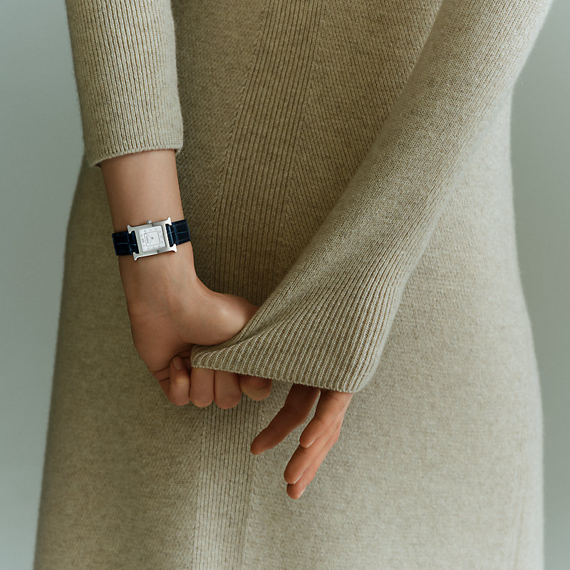 腕時計 《Hウォッチ》 PM 25 mm - グレー | Hermès - エルメス-公式サイト