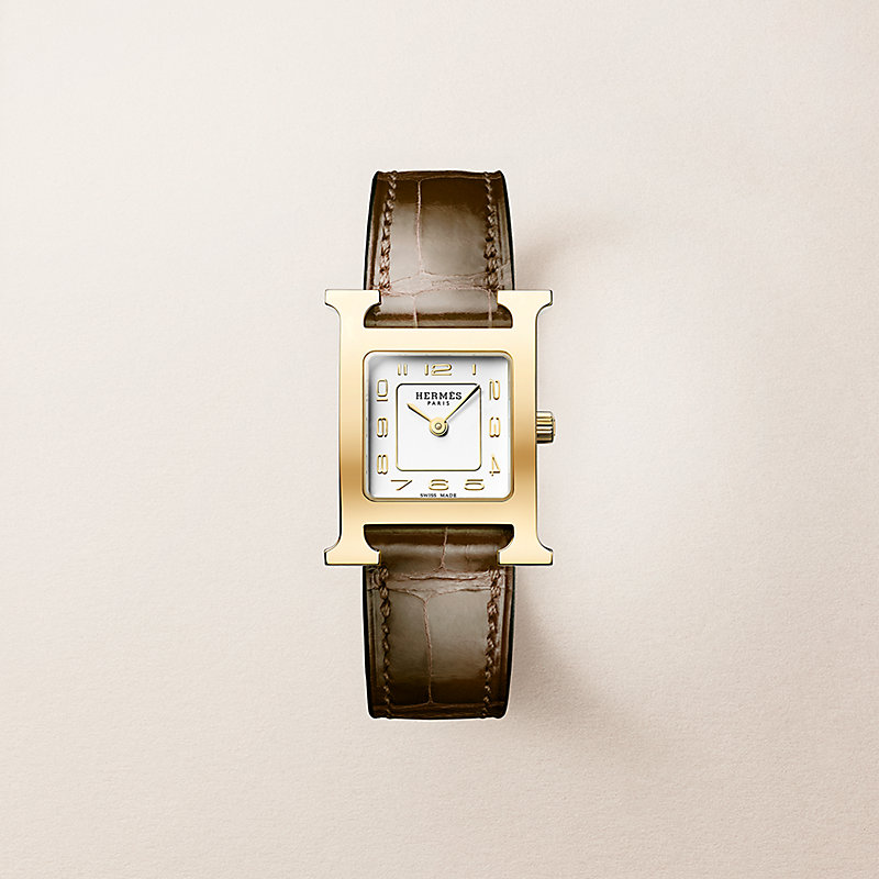 KANA【新品未使用】HERMES (Hウォッチ)PM腕時計 ゴールド KANA【新品未使用】HERMES (Hウォッチ)PM腕時計 ゴールド 腕時計 《H