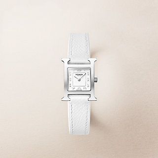 Hウォッチ　ミニ　21mm HERMES 腕時計 《Hウォッチ》 ミニ 21 mm - ブルー | Hermès - エルメス-公式