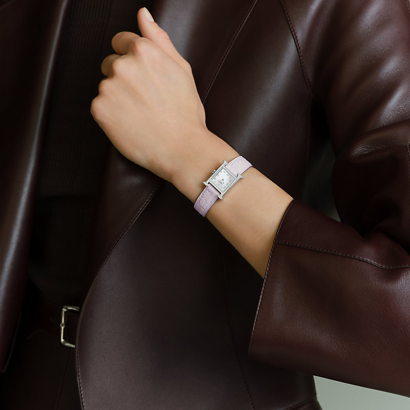 腕時計 《Hウォッチ》 ミニ 21 mm - グリーン | Hermès - エルメス