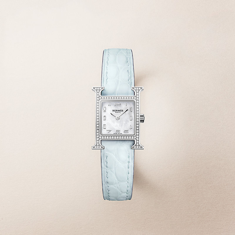 腕時計 《Hウォッチ》 ミニ 21 mm - グレー | Hermès - エルメス-公式