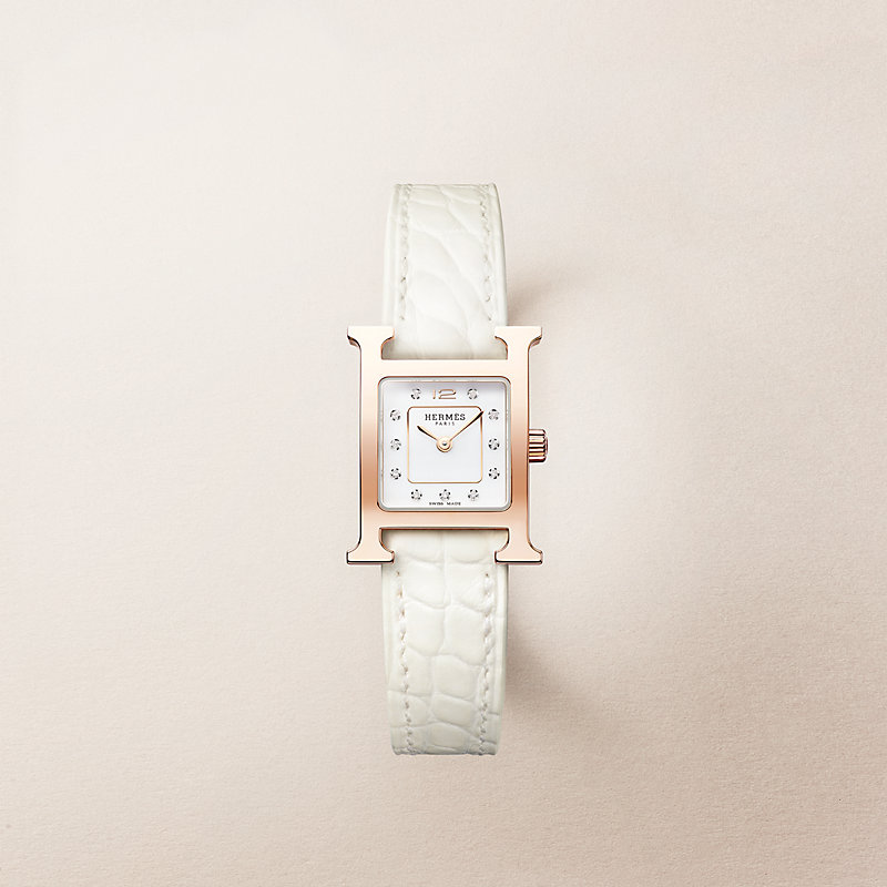 腕時計 《Hウォッチ》 ミニ 21 mm - オレンジ | Hermès - エルメス