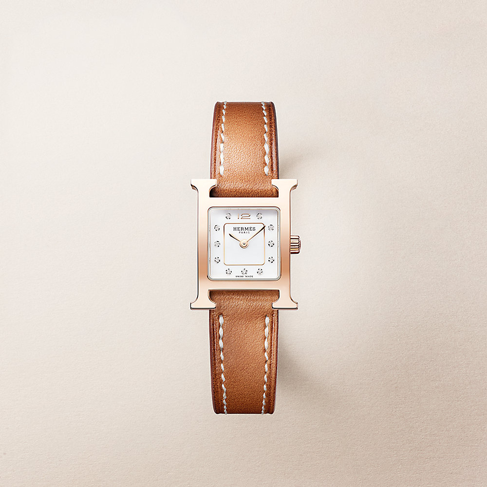 腕時計 《Hウォッチ》 ミニ 21 mm - ブルー | Hermès - エルメス-公式