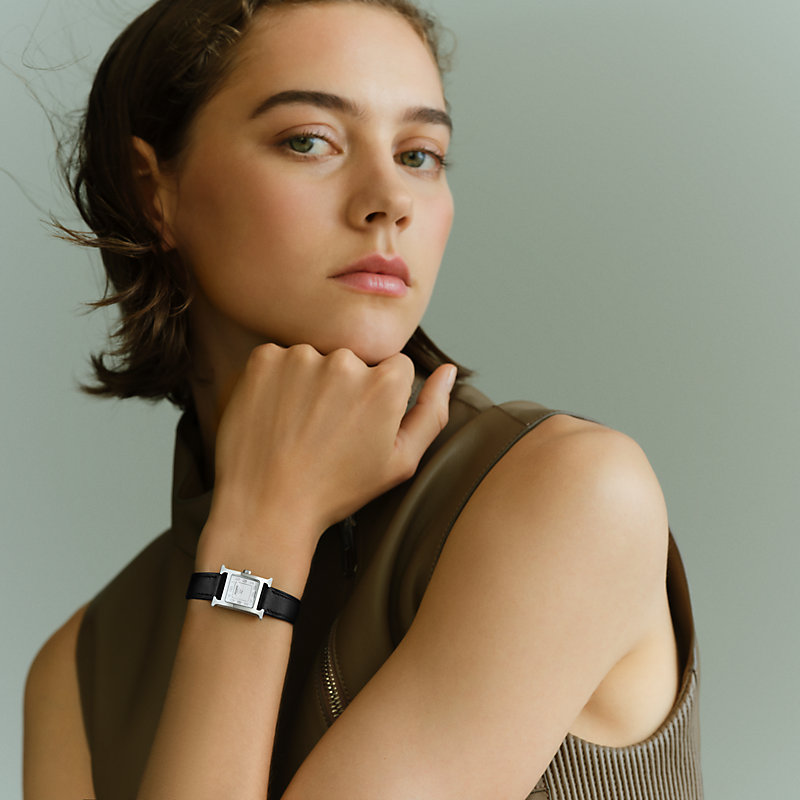 腕時計 《Hウォッチ》 ミニ 21 mm - ホワイト | Hermès - エルメス