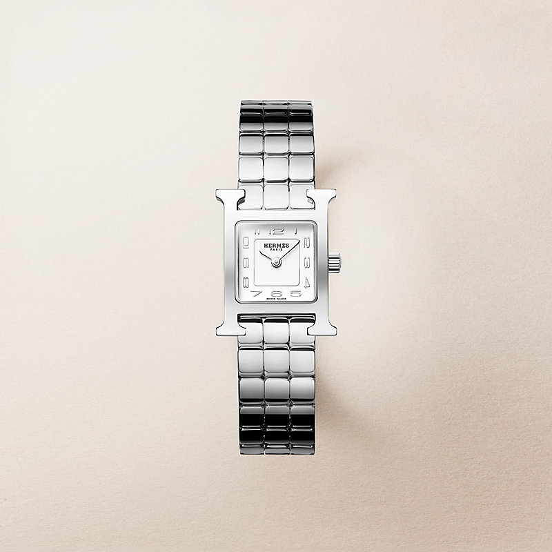 腕時計 《Hウォッチ》 ミニ 21 mm - ブラック | Hermès - エルメス