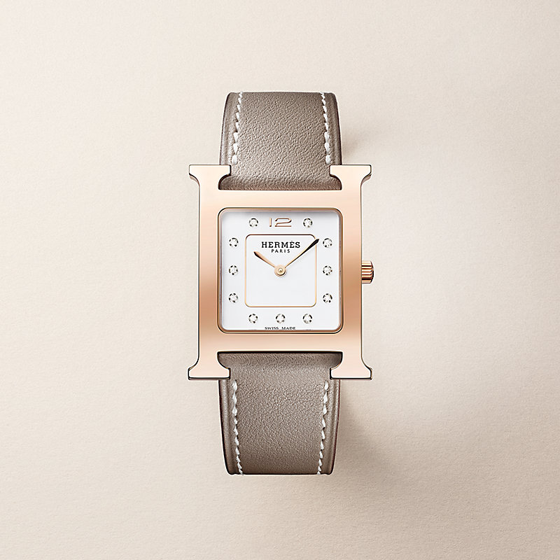 腕時計 《Hウォッチ》 mm 30 mm - マロン | Hermès - エルメス-公式サイト