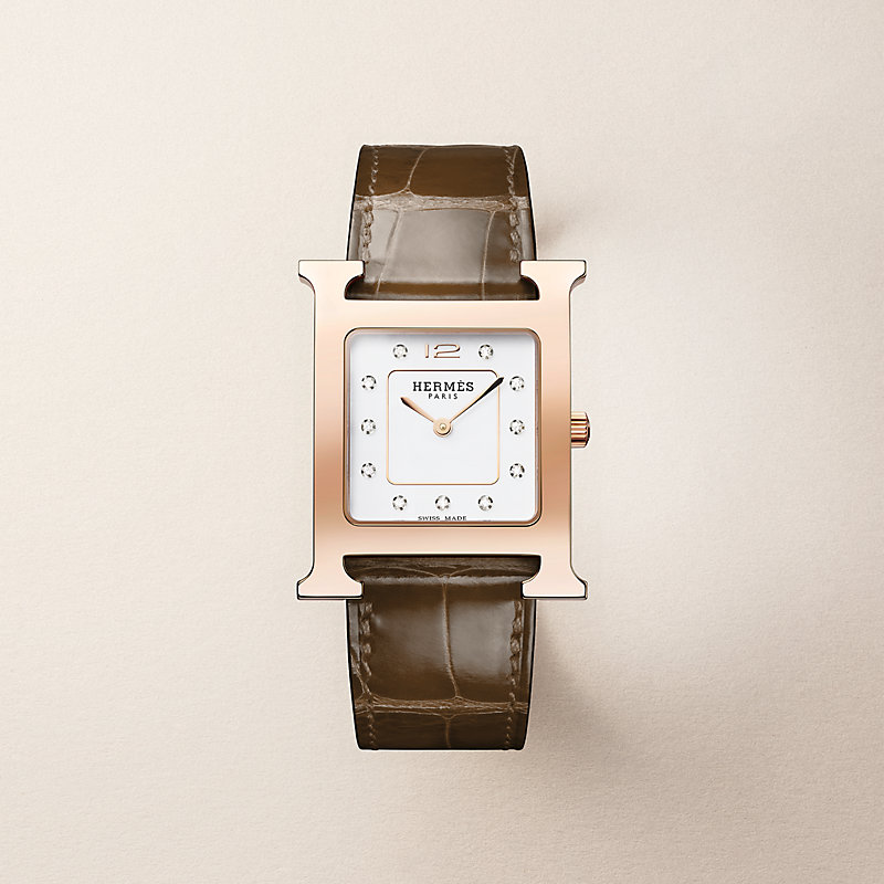 エルメス hウォッチ 腕時計 《Hウォッチ》 mm 30 mm - ブラック | Hermès - エルメス