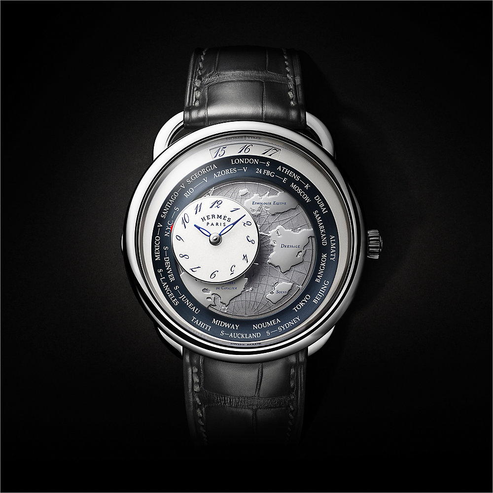エルメス　アルソー　ホワイト文字盤　シルバー　新型Hバンド　腕時計　追加2コマ HERMES エルメス アルソー ウォッチ 腕時計 シルバー ユニセックス