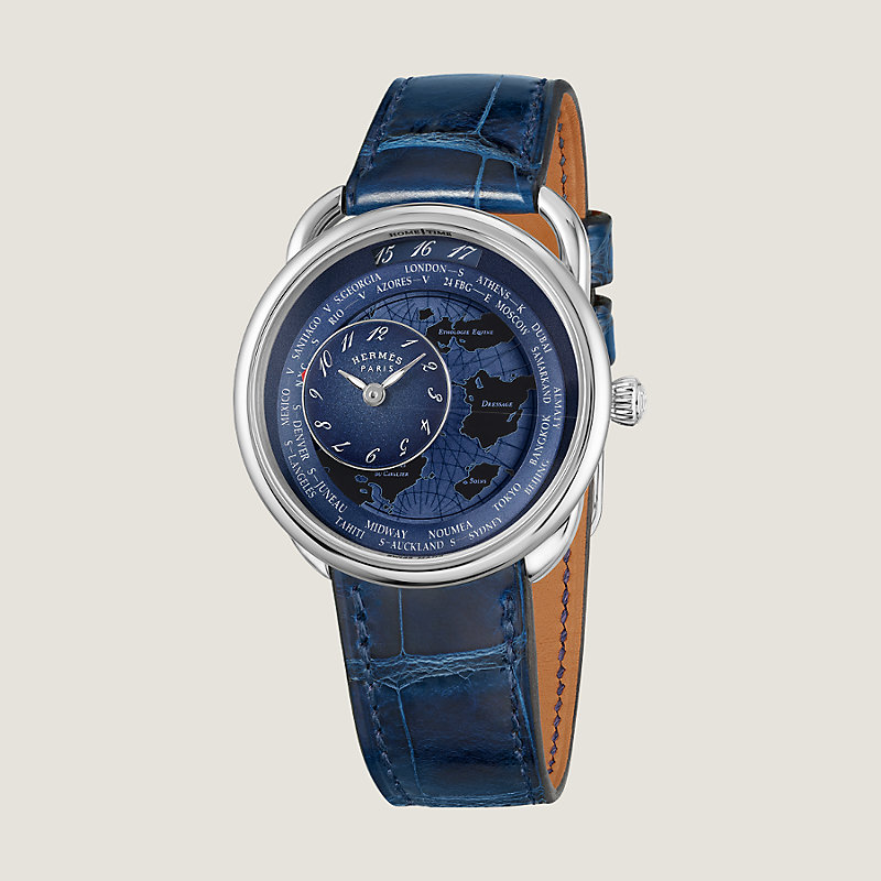 腕時計 《アルソー ル タン ヴォヤジャー》 GM 38 mm | Hermès