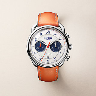 HERMES アルソー クロノグラフ ブラウン 腕時計 《アルソー》 クロノグラフ 42 mm | Hermès - エルメス-公式サイト