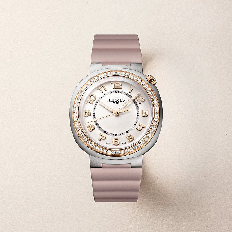 一度短時間使用　HERMES エルメス　パリ　38.5 HERMES エルメス パリ直送 メドール 時計 16×16 mm (HERMES/アナログ