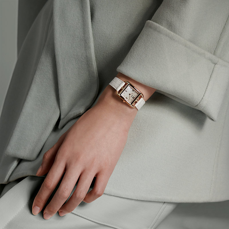 腕時計 HERMES エルメス マザーオブパール ケープコッド PM 時計 美品 腕時計-《ケープコッド》-pm-31-