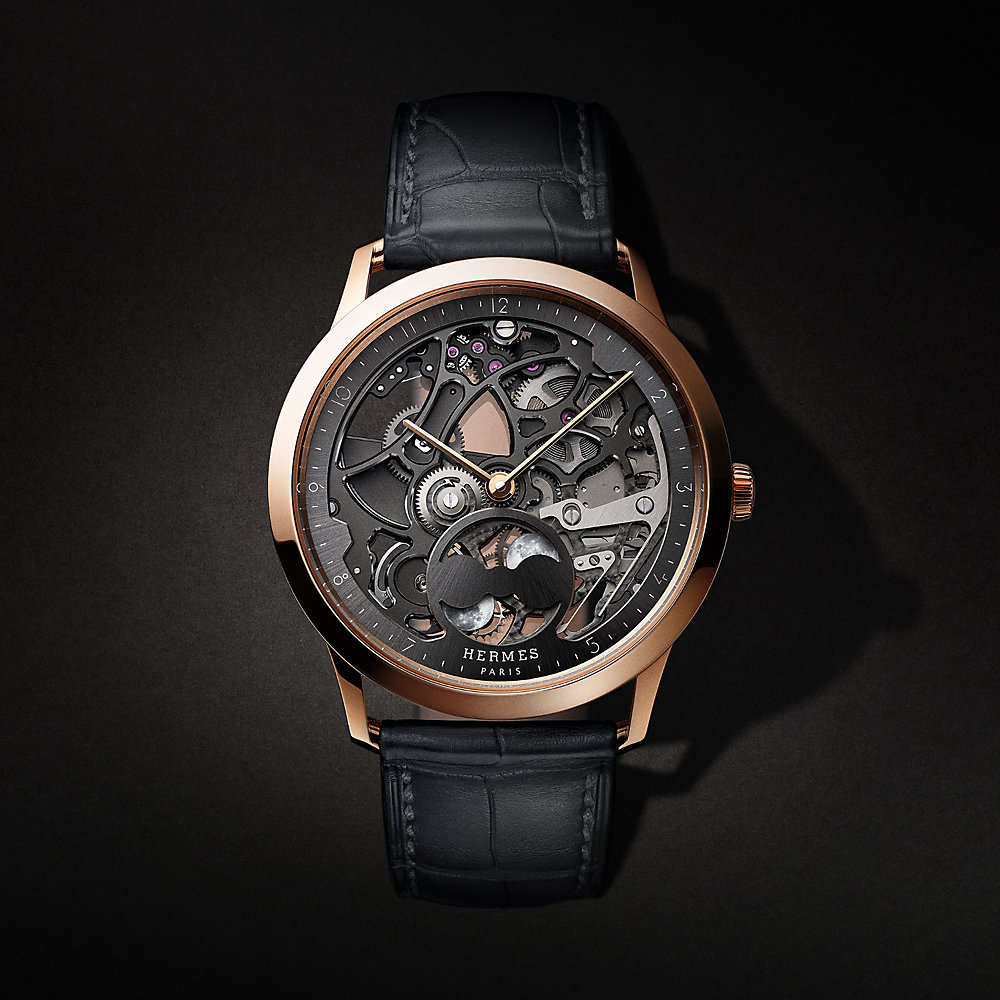 腕時計 《スリム ドゥ エルメス》 スケルトン 39.5 mm | Hermès