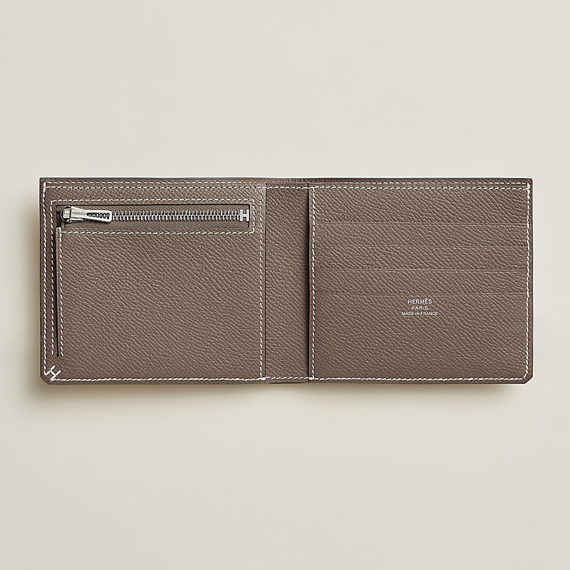 まさまる【新品・未使用】 定価の半額 HERMES H セリエコンパクト HERMES エルメス 二つ折り財布 Hセリエ コンパクト バイアスH エトープ