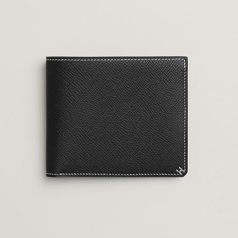 HERMES ブラックレザー 長財布 H型留め具 箱付き 財布 《Hセリエ》 コンパクト - ブラック | Hermès - エルメス