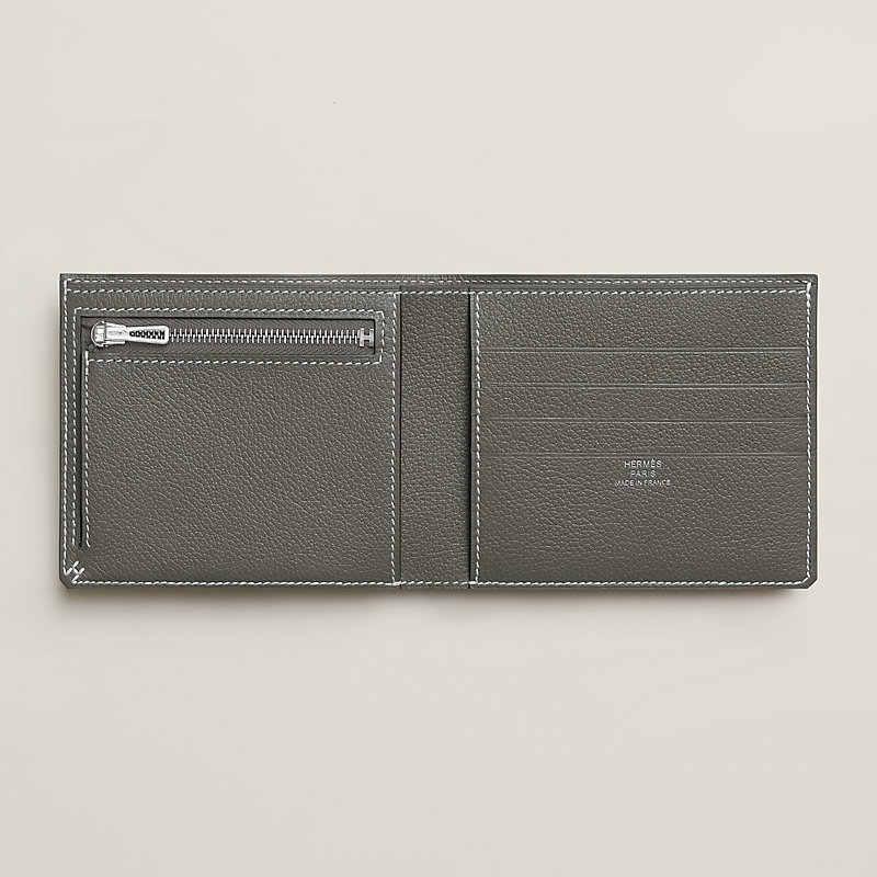 【HERMES】Hセリエ コンパクト財布 HERMES エルメス 二つ折り財布 Hセリエ コンパクト 黒 (ブラック