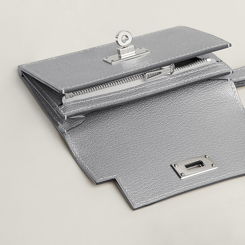 財布 《ケリー・ポケット》 スリム - グレー | Hermès - エルメス-公式