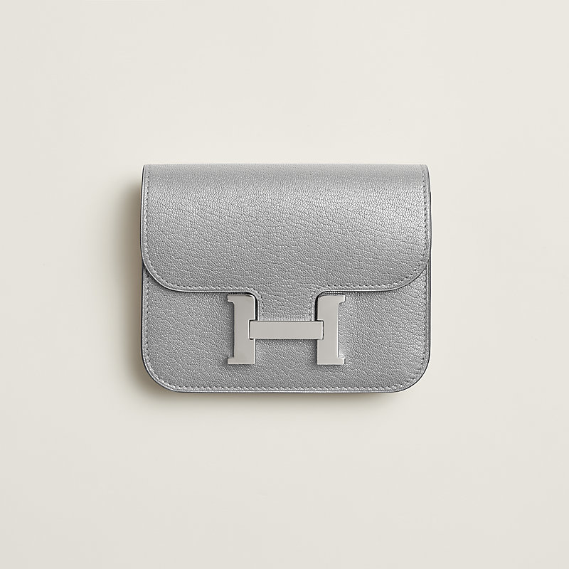 財布 《コンスタンス》 スリム - グレー | Hermès - エルメス-公式サイト