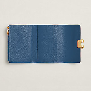 財布 《シャルニエール》 コンパクト - ブルー | Hermès - エルメス