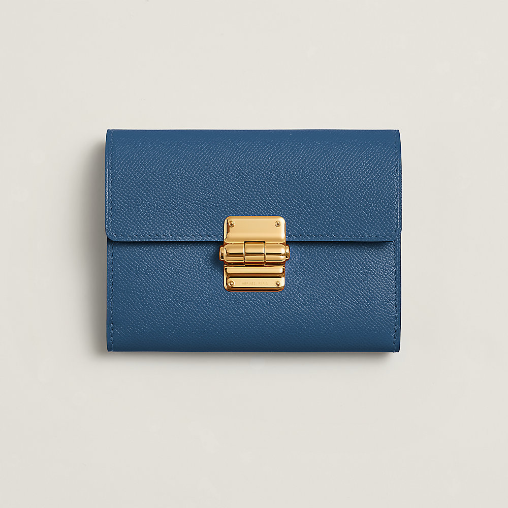 財布 《シャルニエール》 コンパクト - ブルー | Hermès - エルメス