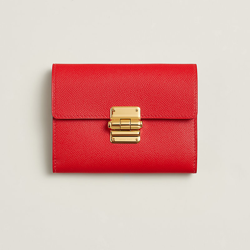 財布 《シャルニエール》 コンパクト - レッド | Hermès