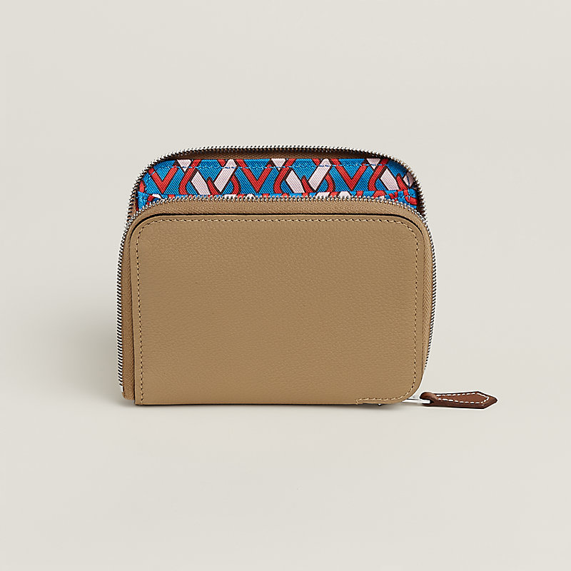 極美品 HERMES エルメス シルクインコンパクト　財布 中の柄がポイント】HERMES シルクイン コンパクトウォレット
