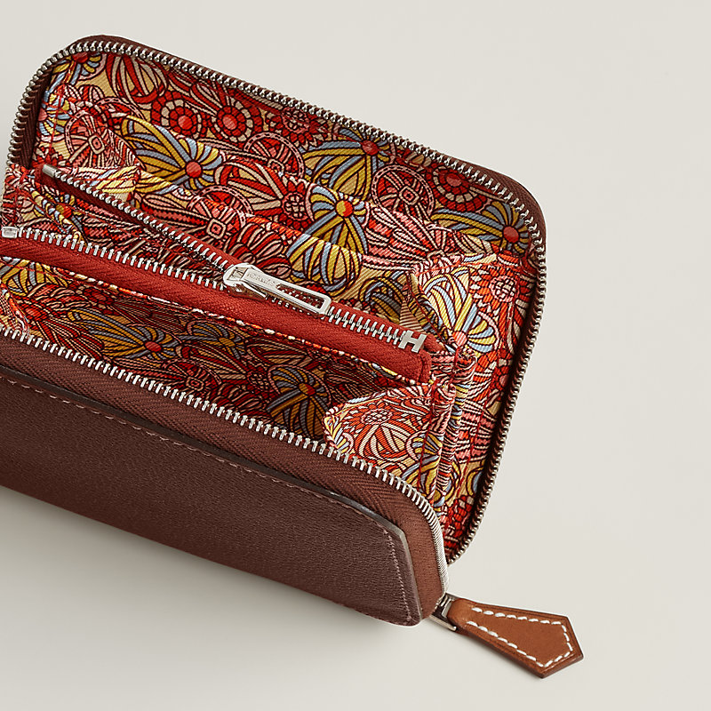 HERMES エルメス　シルクインコンパクト　グリパンタン　新品未使用　新作 HERMES エルメス 二つ折り財布 アザップシルクイン コンパクト アン