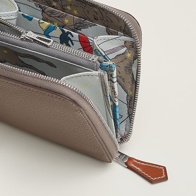 財布 《シルクイン》 コンパクト - グリーン | Hermès - エルメス-公式