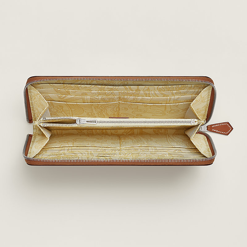 HERMES シルクインイエロー 長財布 箱付き HERMES シルクインイエロー 長財布 箱付き