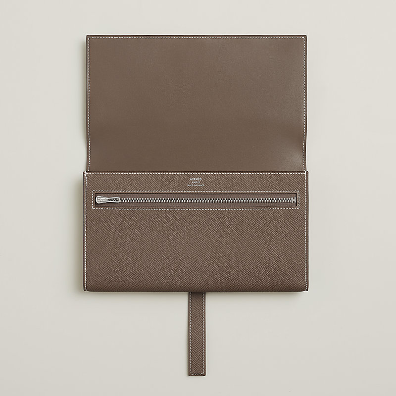 財布 《ニュー・Hパッサン・トゥタンマン》 - ベージュ | Hermès