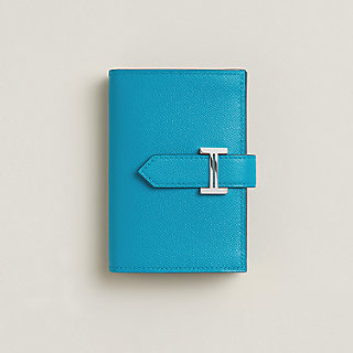 【Hermes】収納数も豊富☆ベアン Combine 折り畳み財布 celeste 財布 《ベアン》 ミニ | Hermès - エルメス-公式サイト