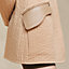 가죽 디테일 쇼트 코트, 보기: 이미지: 제품 착용 이미지, worn, 8개 중 8번째 보기