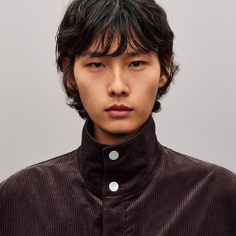 거싯 포켓 재킷 셔츠