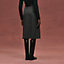 믹스 가죽 드로스트링 스커트, 보기: 이미지: 제품 착용 이미지, worn, 3개 중 5번째 보기